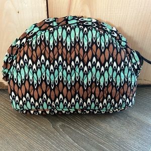 VERA BRADLEY womens small zip clutch purse in excellent condition